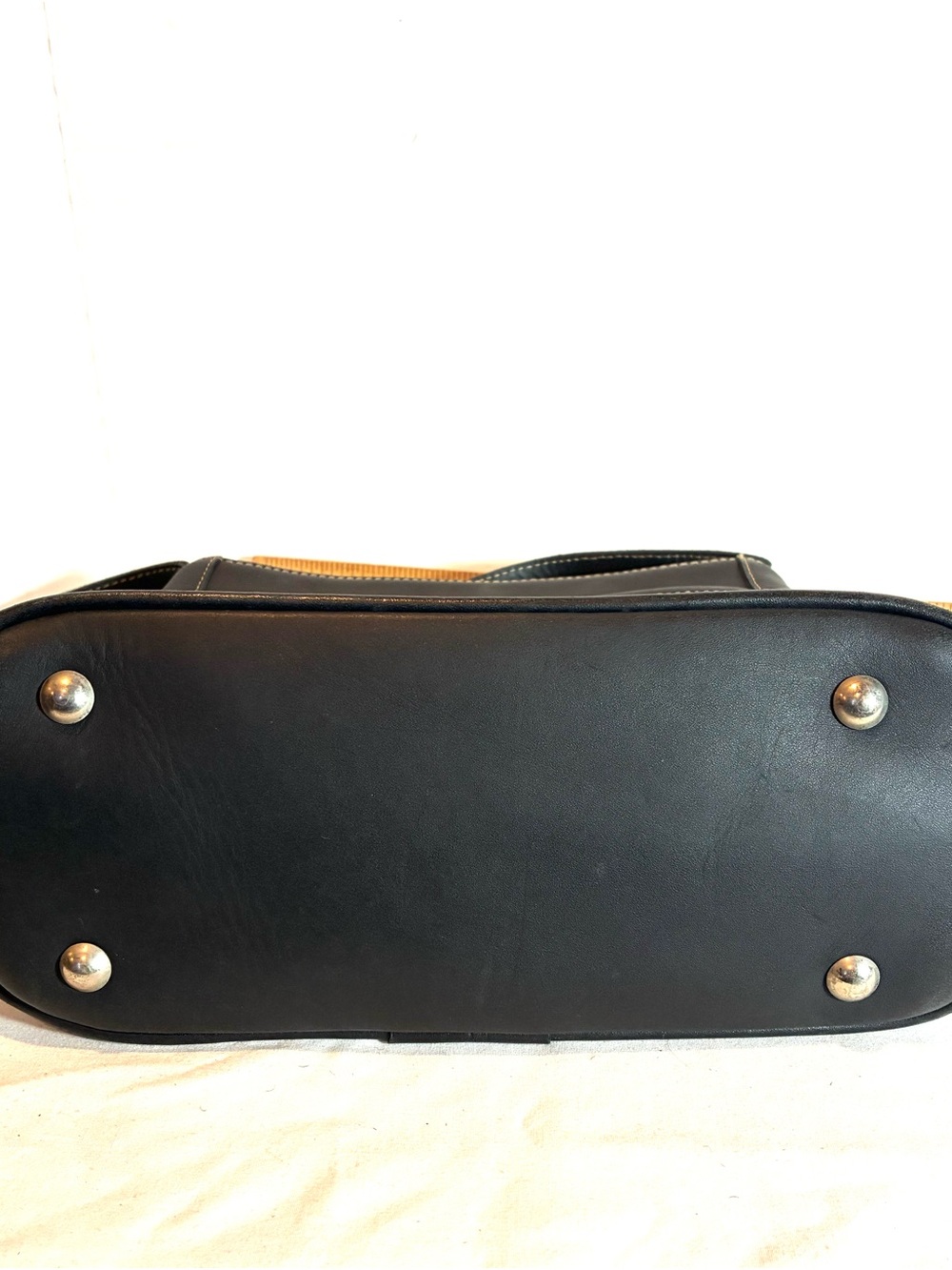 Coronado 100%  Black Genuine Leather Crossbody Shoulder Bag Handcrafted - Picture 7 of 16